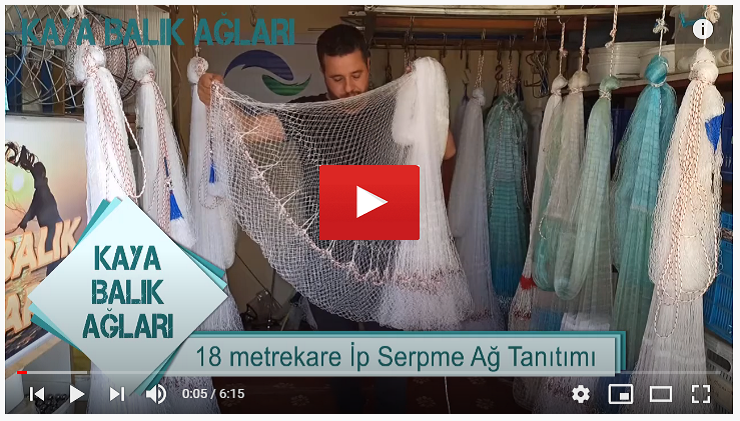 Deniz Serpme Ağ İp Tanıtım Video